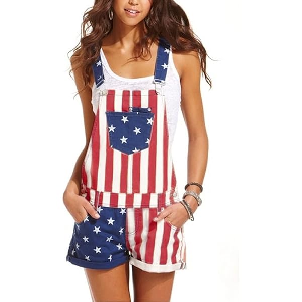 Amazon.com: WUAI 4th of July Womens American Flag Rompers